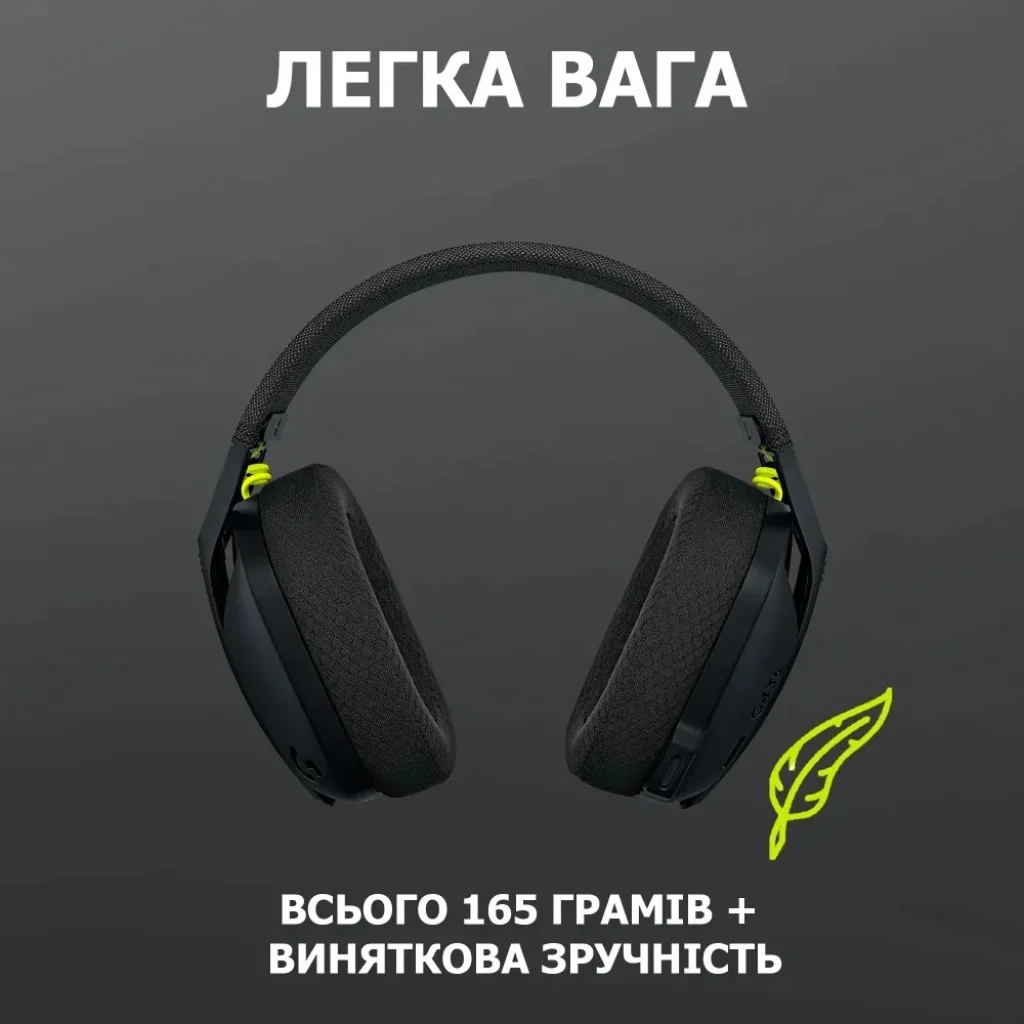 Bluetooth-гарнитура Logitech G435 Wireless Black (981-001050) UA