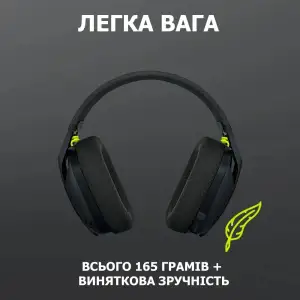 Bluetooth-гарнітура Logitech G435 Wireless Black (981-001050) UA