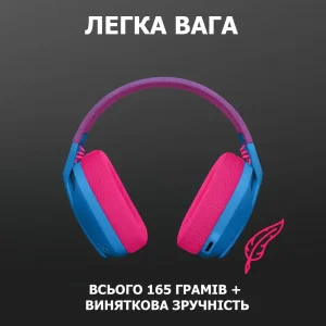 Bluetooth-гарнітура Logitech G435 Wireless Blue (981-001062) UA