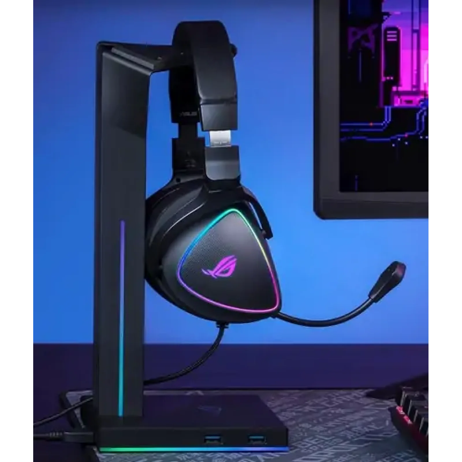 Гарнітура Asus ROG Delta S USB Black (90YH02K0-B2UA00) UA