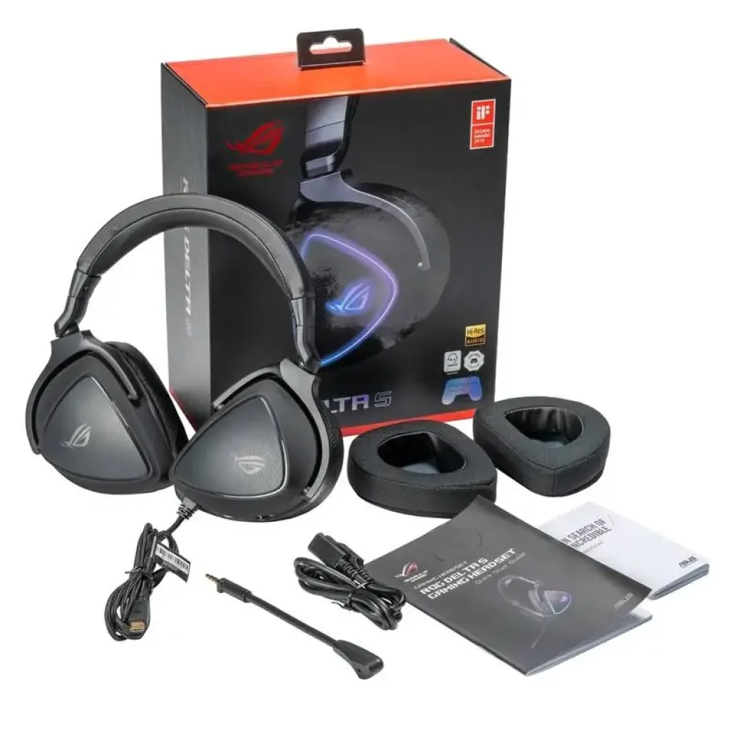 Гарнітура Asus ROG Delta S USB Black (90YH02K0-B2UA00) UA