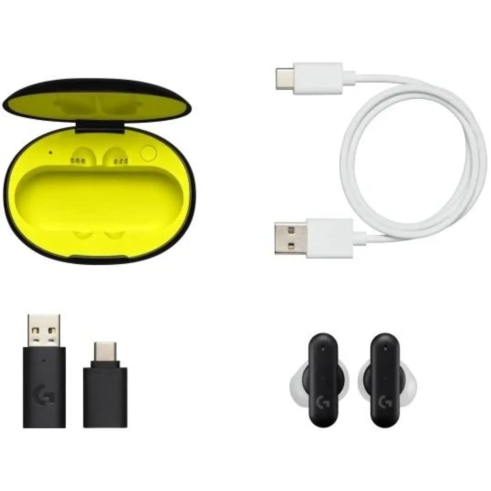 Гарнитура Logitech FITS True Wireless Gaming Earbuds Black (985-001182) UA