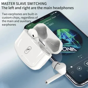 Bluetooth-гарнітура SkyDolphin TWS SL24 White (BTE-000179) UA
