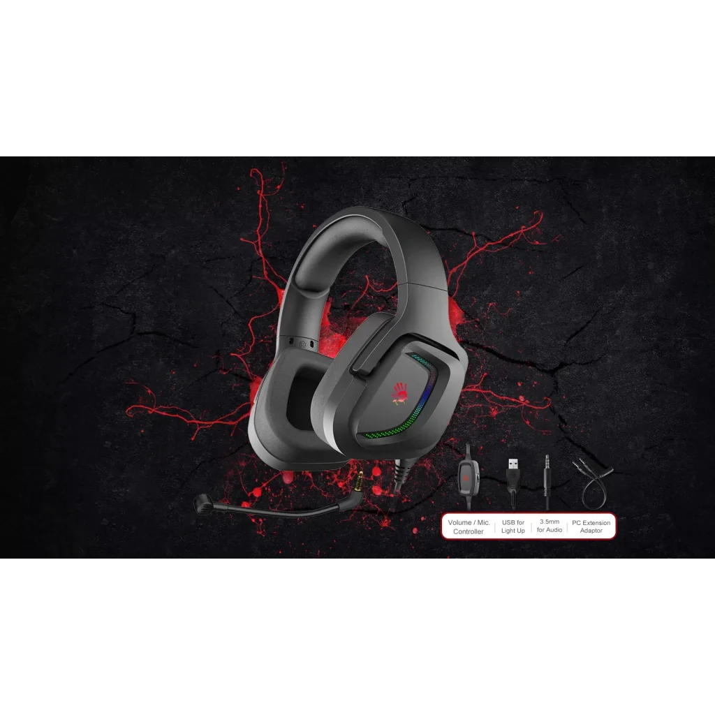Гарнітура A4Tech Bloody G573P Black, G573P Bloody (Black) UA
