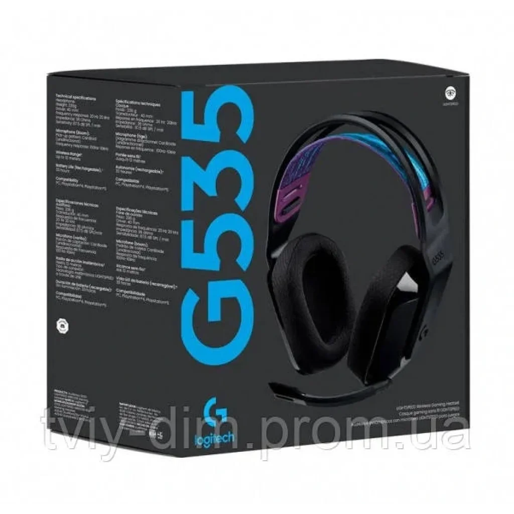 Гарнитура Logitech G535 Black (981-000972) UA