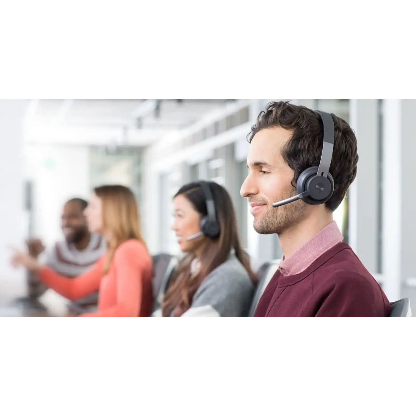 Bluetooth-гарнітура Logitech Zone Wireless Teams (981-000854) UA