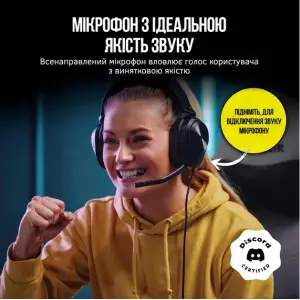 Гарнітура Corsair HS55 Stereo Headset Carbon (CA-9011260-EU) UA