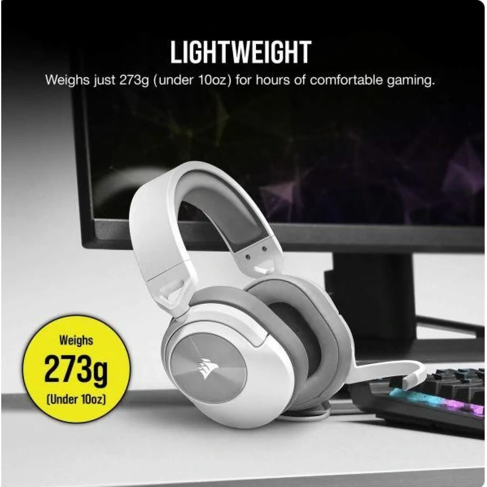 Навушники Corsair HS55 Stereo White (CA-9011261)