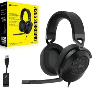 Гарнітура Corsair HS65 Surround Headset Carbon (CA-9011270-EU) UA