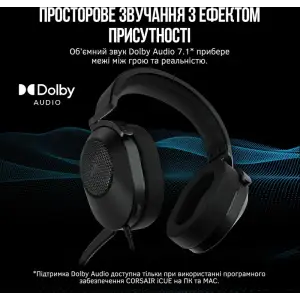Гарнітура Corsair HS65 Surround Headset Carbon (CA-9011270-EU) UA