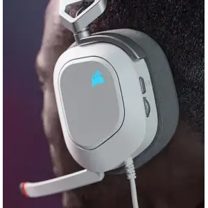 Гарнітура Corsair HS80 RGB USB Headset White (CA-9011238-EU) UA