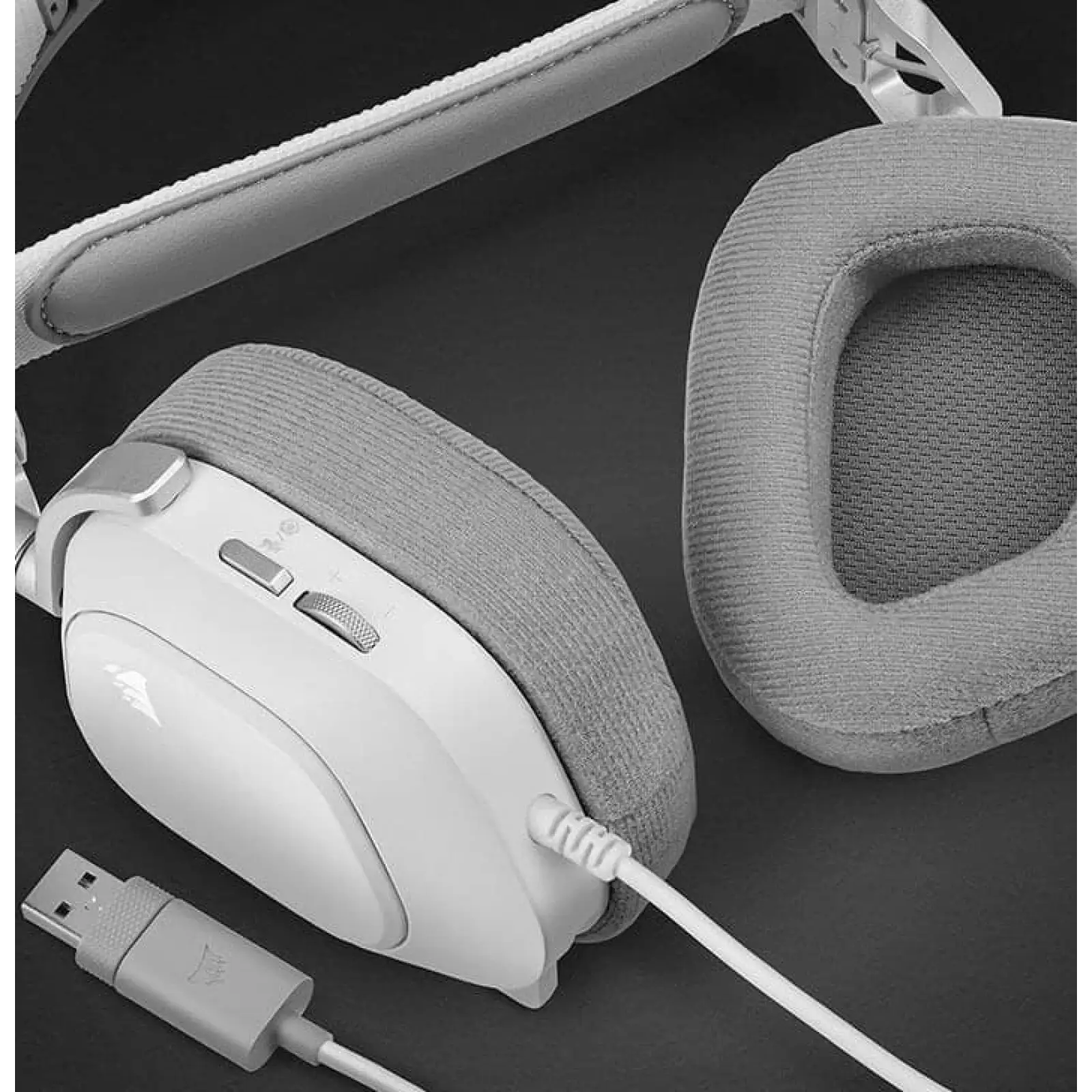 Гарнітура Corsair HS80 RGB USB Headset White (CA-9011238-EU) UA