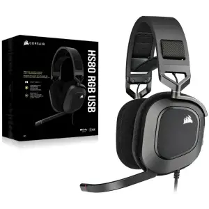 Гарнітура Corsair HS80 RGB USB Headset Carbon (CA-9011237-EU) UA