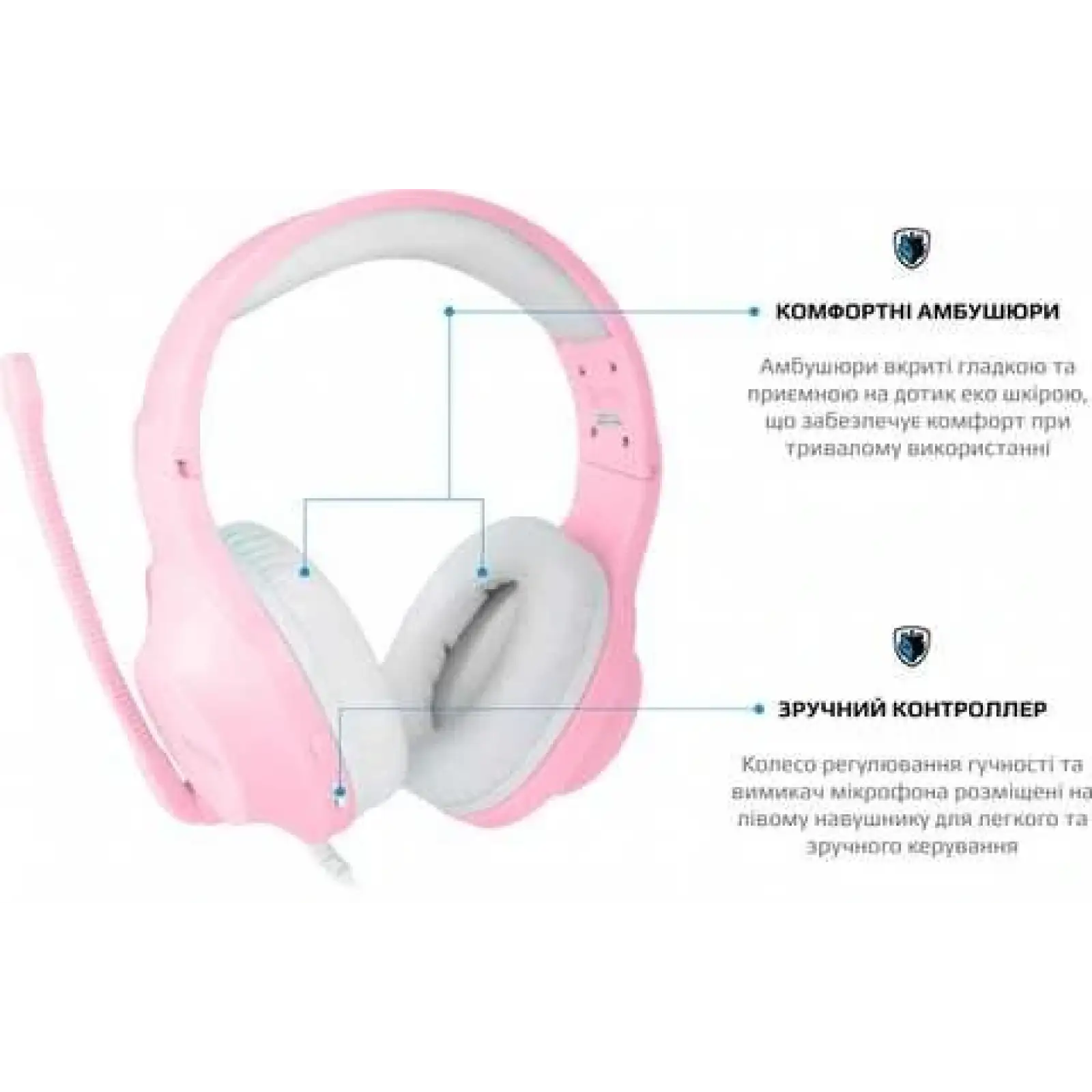 Гарнітура Sades SA-721 Spirits Pink (sa721pkj) UA