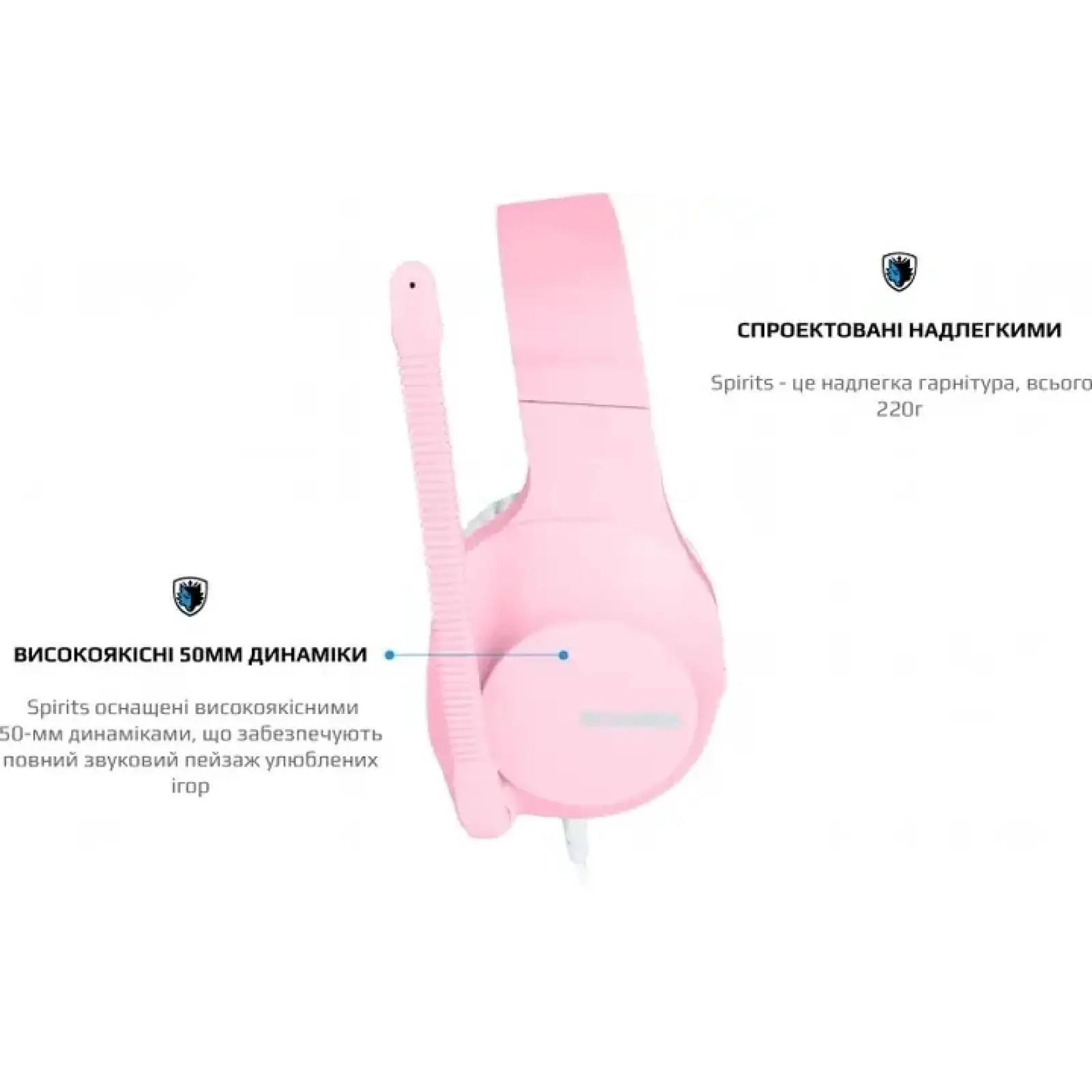 Гарнітура Sades SA-721 Spirits Pink (sa721pkj) UA
