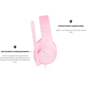 Гарнітура Sades SA-721 Spirits Pink (sa721pkj) UA