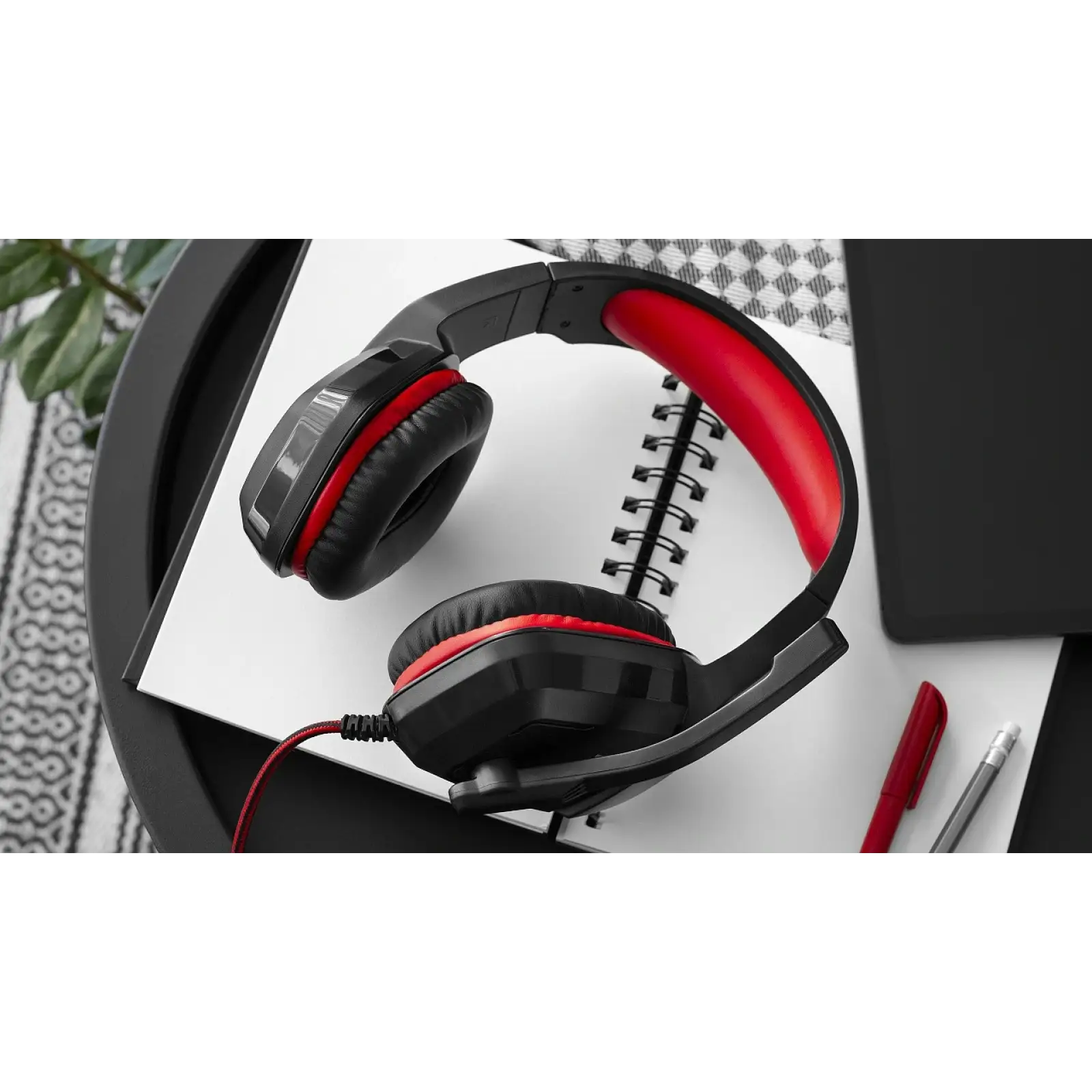 Гарнітура REAL-EL GDX-7550 Black/Red, EL124100029 UA