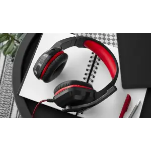 Гарнітура REAL-EL GDX-7550 Black/Red, EL124100029 UA