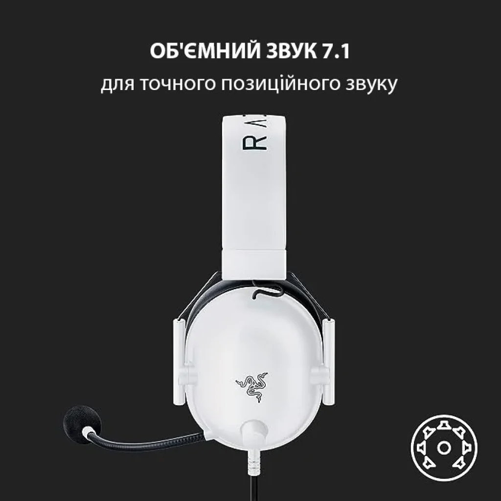 Гарнітура Razer BlackShark V2 X White (RZ04-03240700-R3M1) UA