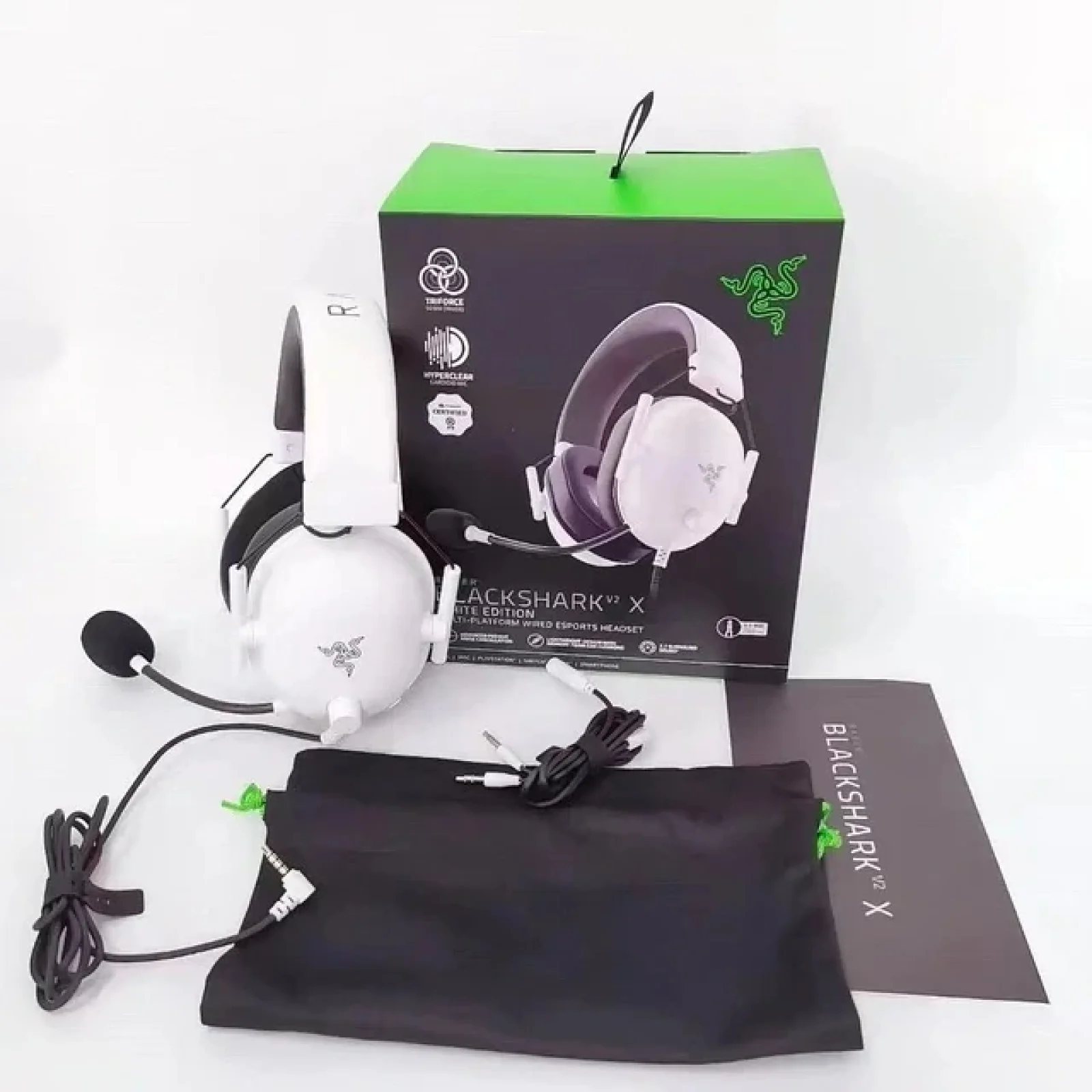 Гарнитура Razer BlackShark V2 X White (RZ04-03240700-R3M1) UA