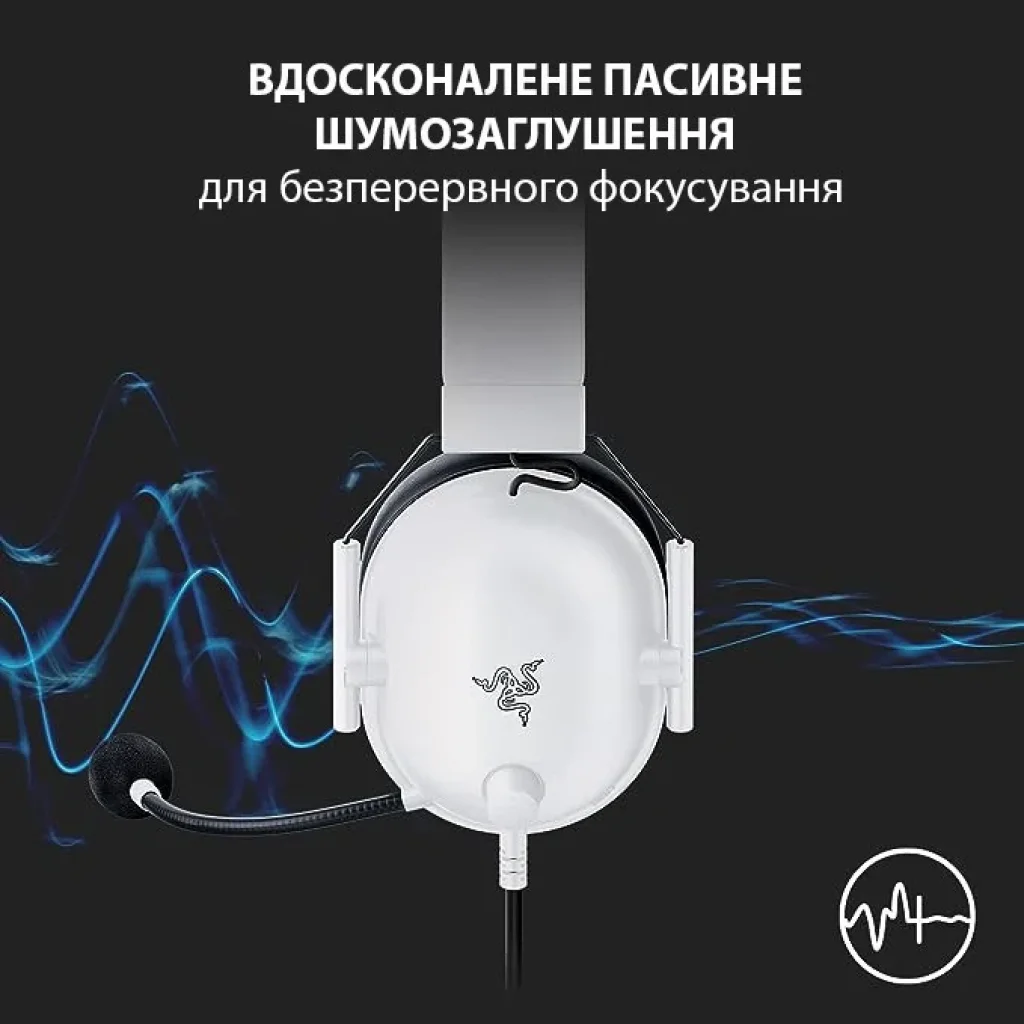 Гарнітура Razer BlackShark V2 X White (RZ04-03240700-R3M1) UA