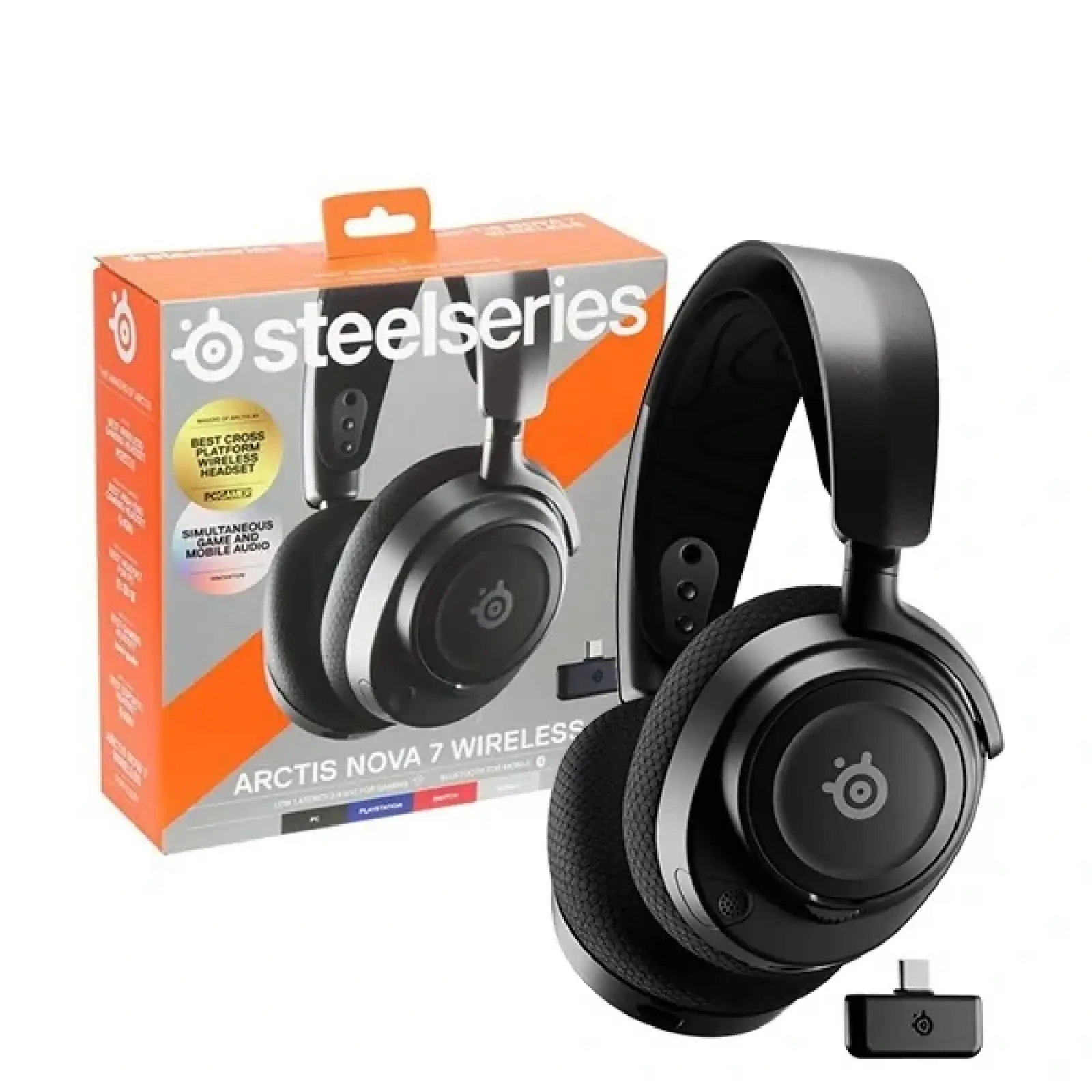 Bluetooth-гарнітура SteelSeries Arctis Nova 7 Black (SS61553) UA