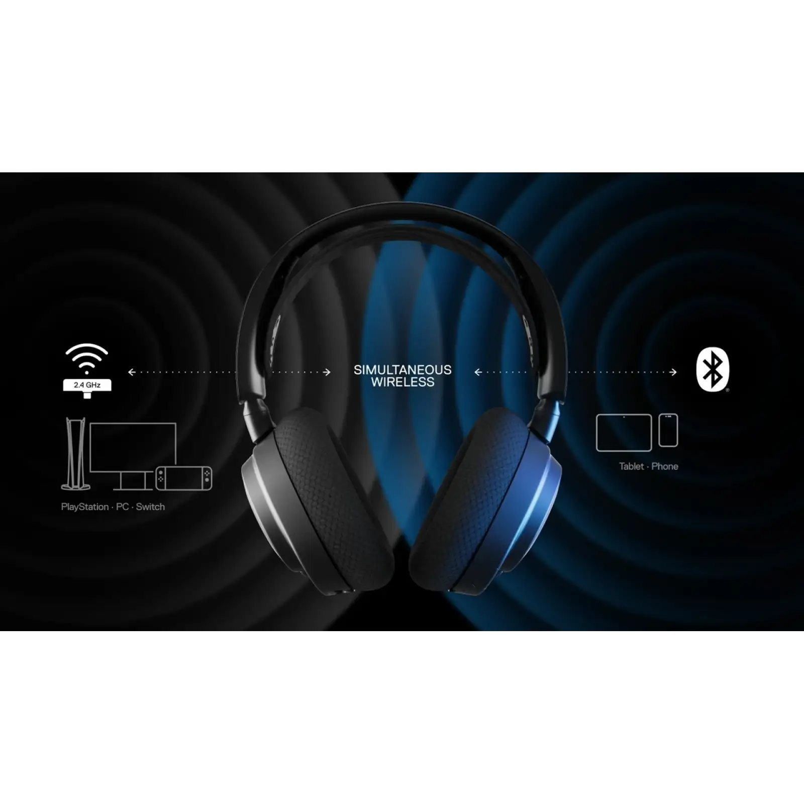 Bluetooth-гарнітура SteelSeries Arctis Nova 7 Black (SS61553) UA