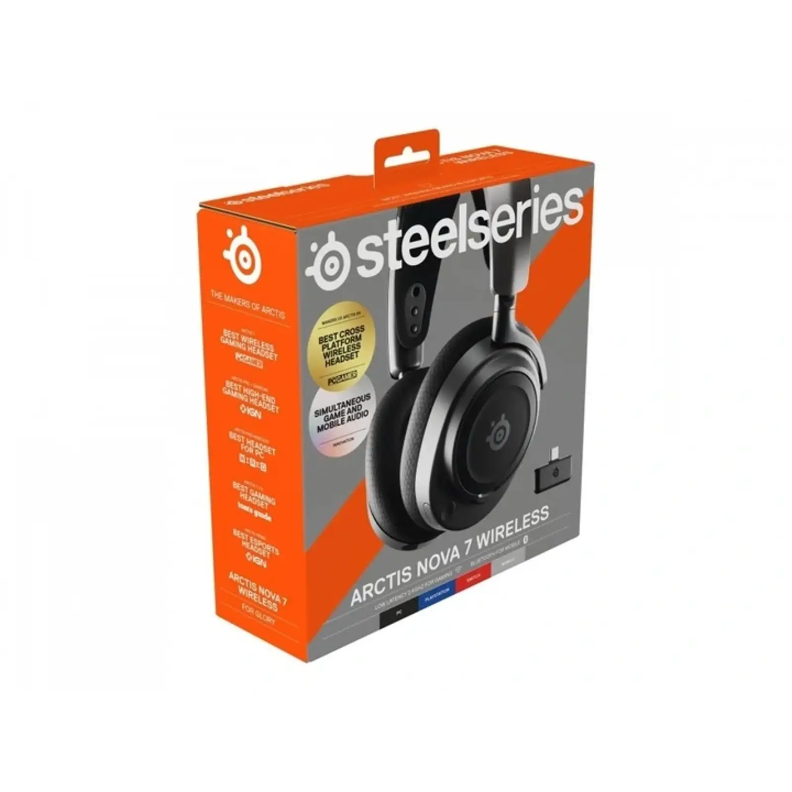 Bluetooth-гарнітура SteelSeries Arctis Nova 7 Black (SS61553) UA