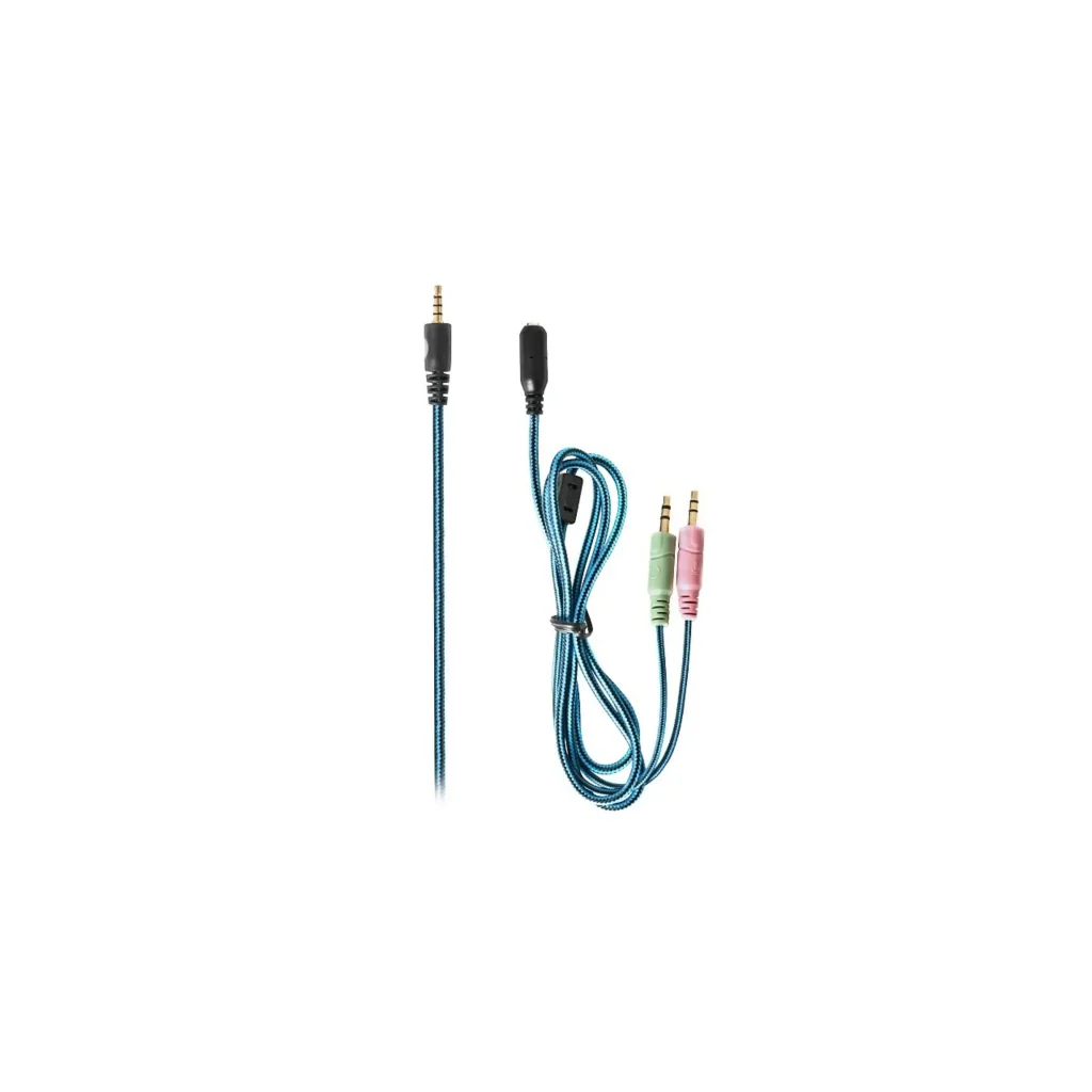 Гарнітура REAL-EL GDX-7500 Black/Blue, EL124100015 UA