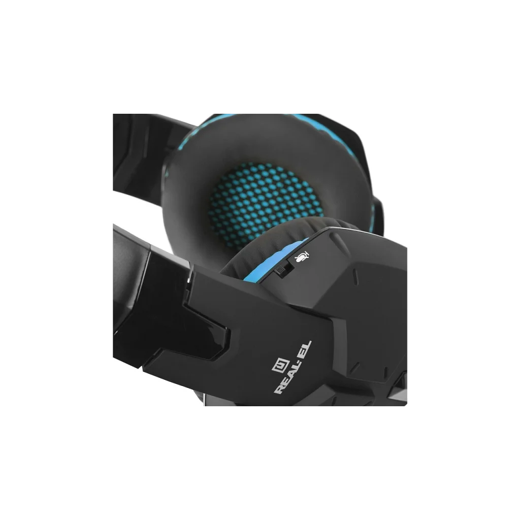 Гарнітура REAL-EL GDX-7500 Black/Blue, EL124100015 UA