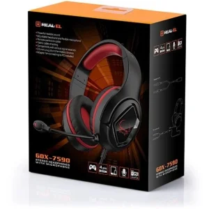 Гарнітура REAL-EL GDX-7590 Black/Red, EL124100050 UA