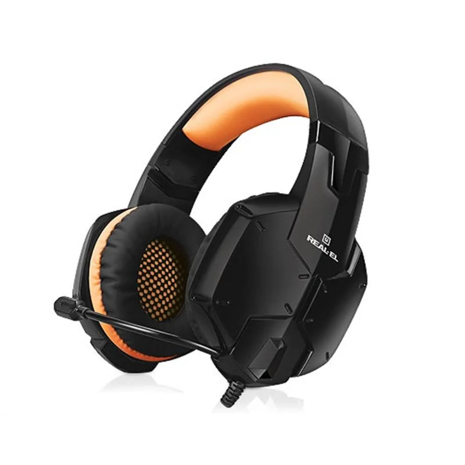 Гарнітура REAL-EL GDX-7700 Black/Orange, EL124100016 UA
