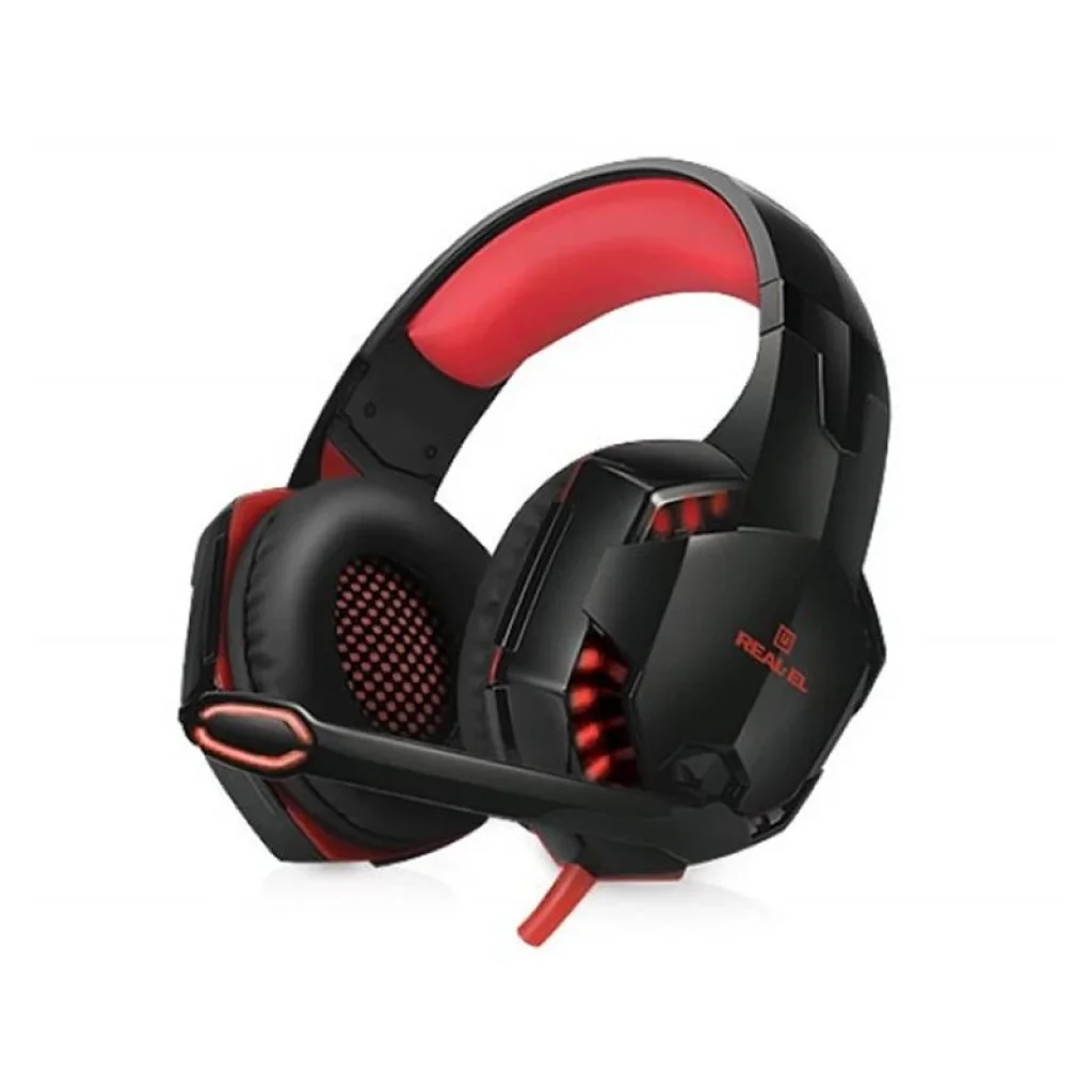 Гарнітура REAL-EL GDX-8000 Black/Red, EL124100017 UA