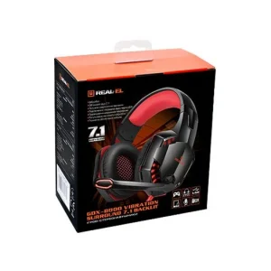 Гарнітура REAL-EL GDX-8000 Black/Red, EL124100017 UA