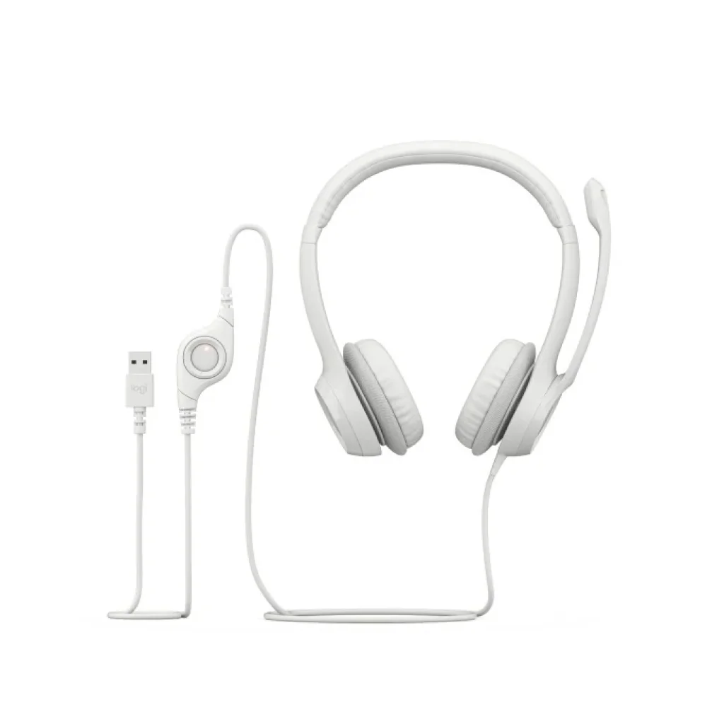 Гарнітура Logitech H390 USB White (981-001286) UA