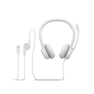Гарнітура Logitech H390 USB White (981-001286) UA