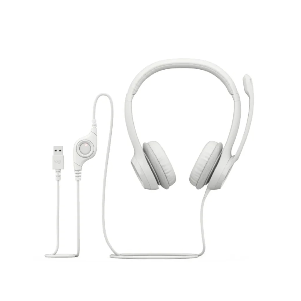 Гарнітура Logitech H390 USB White (981-001286) UA
