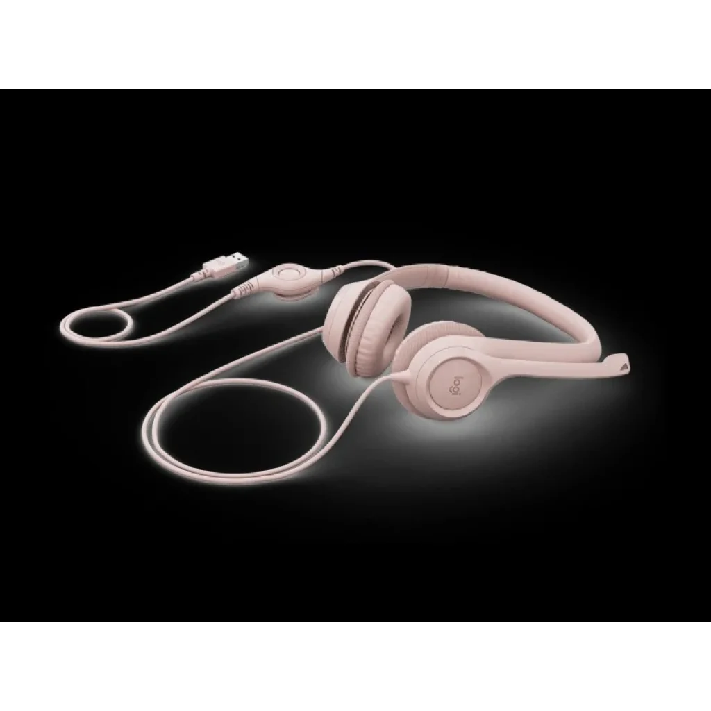Гарнітура Logitech H390 USB Rose (981-001281) UA
