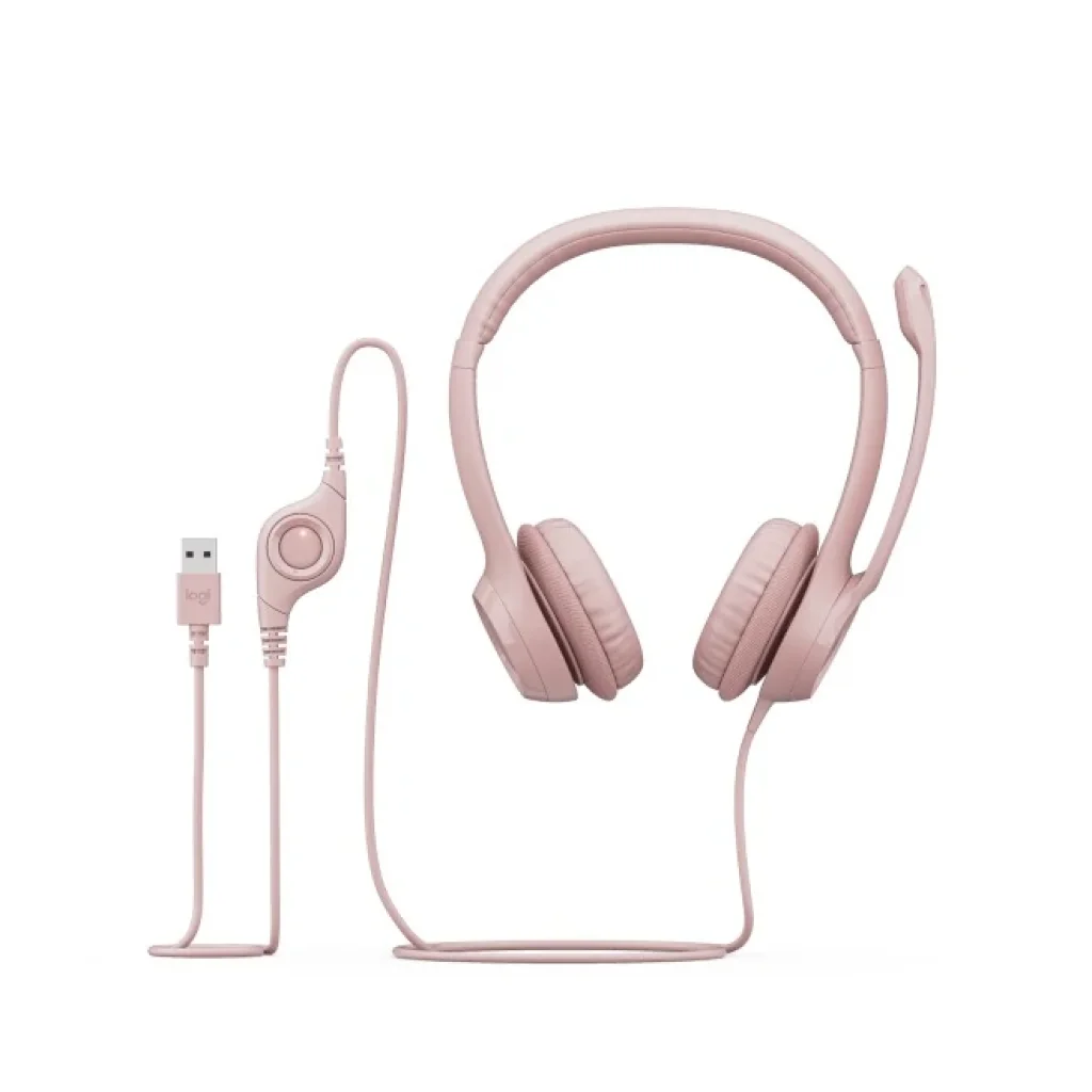 Гарнітура Logitech H390 USB Rose (981-001281) UA