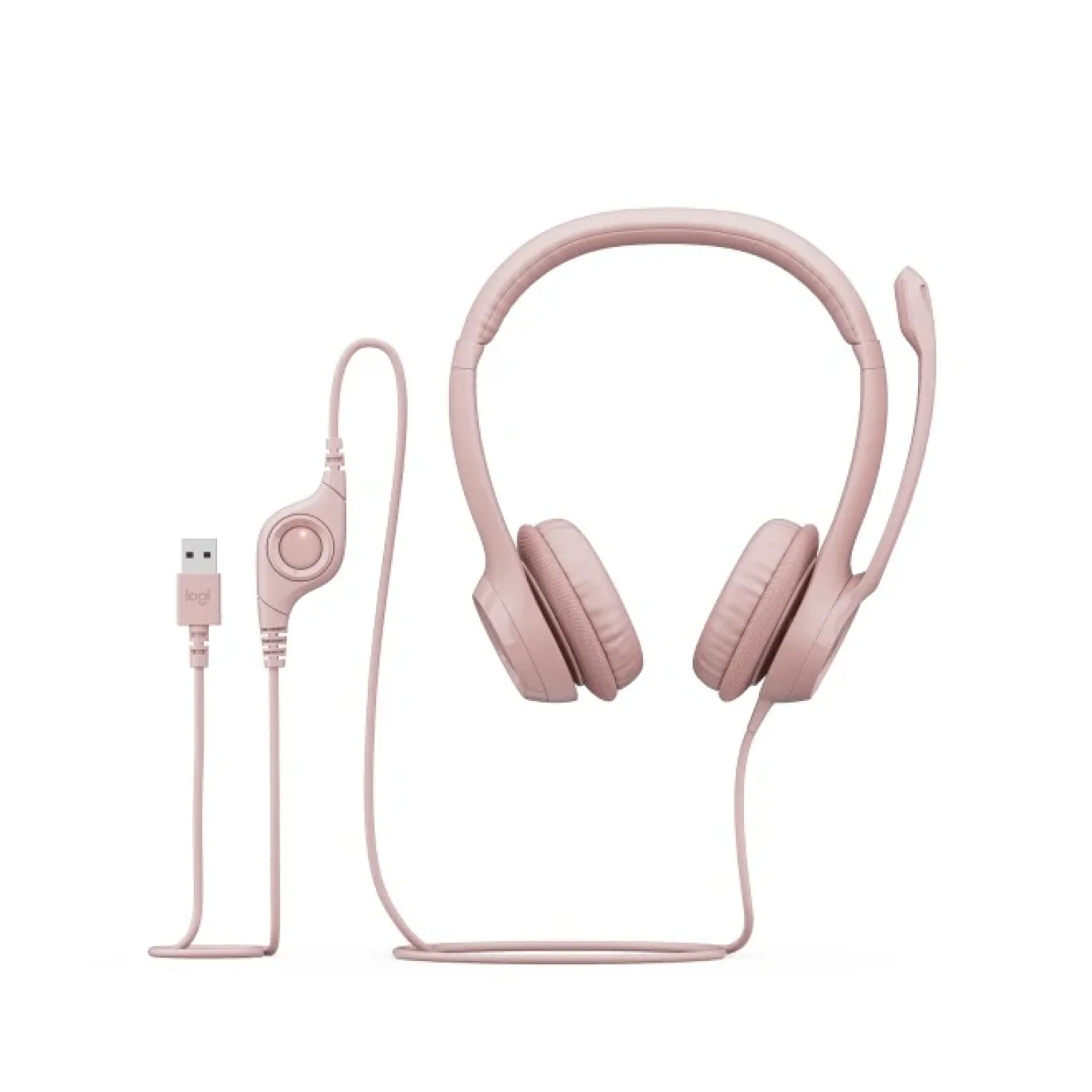 Гарнітура Logitech H390 USB Rose (981-001281) UA