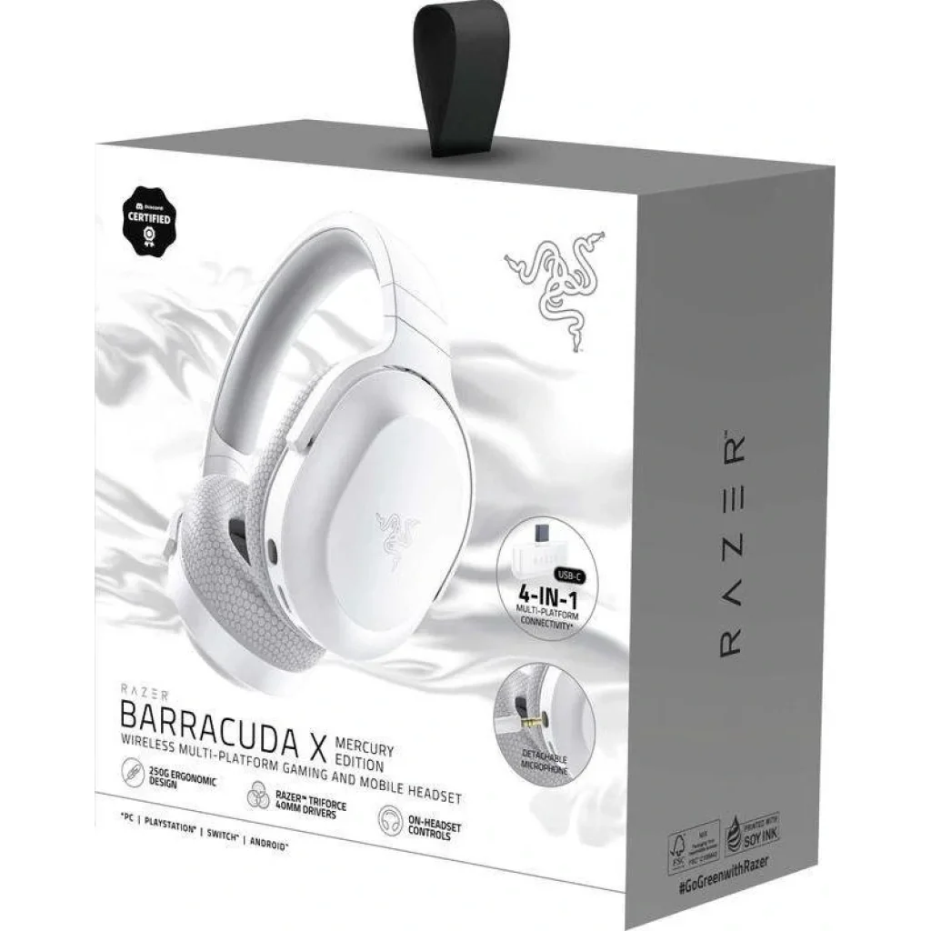 Гарнитура Razer Barracuda X 2022 Mercury (RZ04-04430200-R3M1) UA