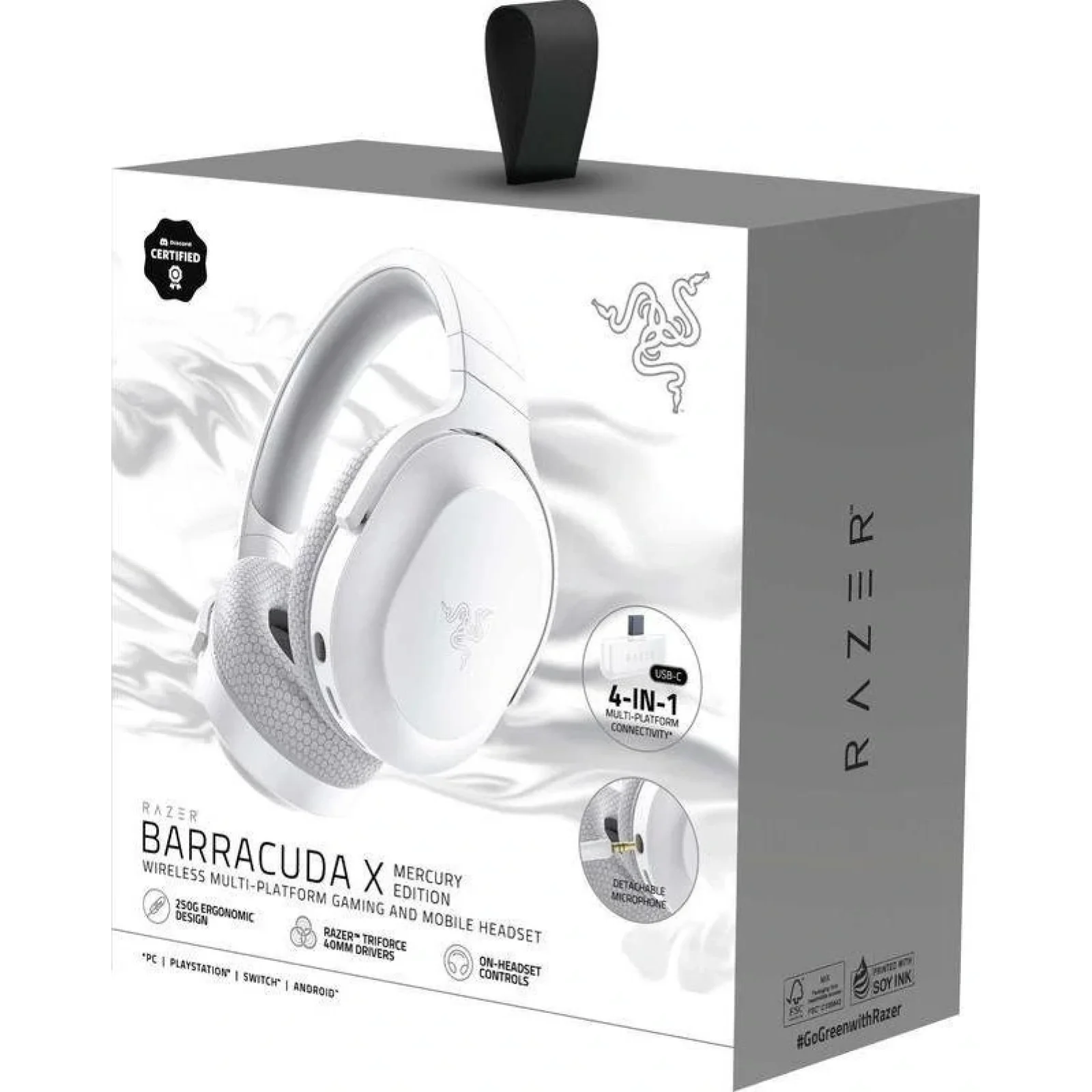 Гарнитура Razer Barracuda X 2022 Mercury (RZ04-04430200-R3M1) UA