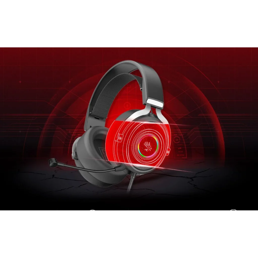 Гарнітура A4Tech Bloody G535P Black+Silver, G535P Bloody (Black+Silver) UA