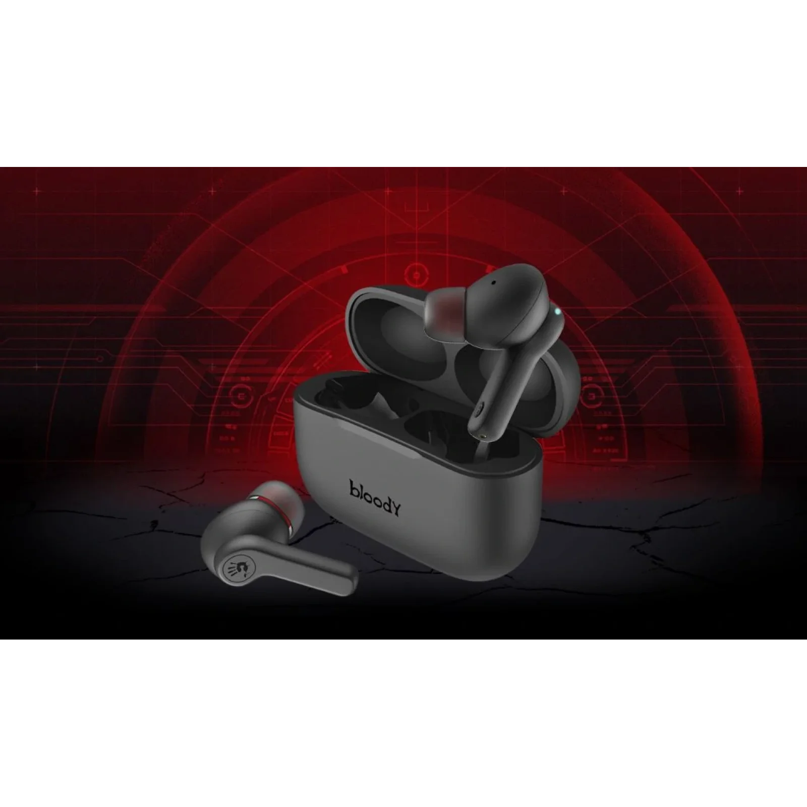 Bluetooth-гарнитура A4Tech Bloody M30 Black+Red, M30 Bloody (Black+Red) UA