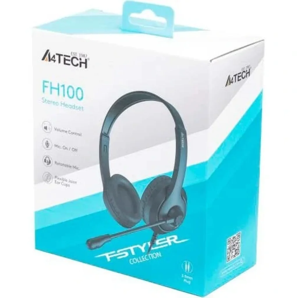 Гарнітура A4Tech FH100 Stone Black, FH100 (Stone Black) UA