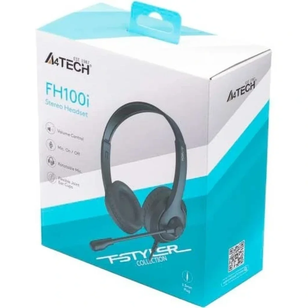 Гарнітура A4Tech FH100i Stone Black, FH100i (Stone Black) UA