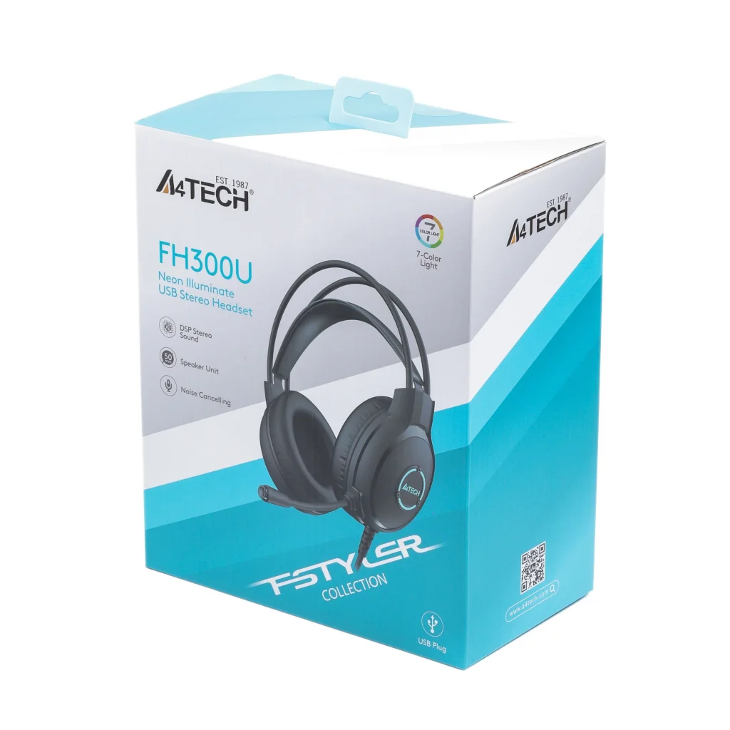 Гарнітура A4Tech FH300U Black, FH300U (Black) UA