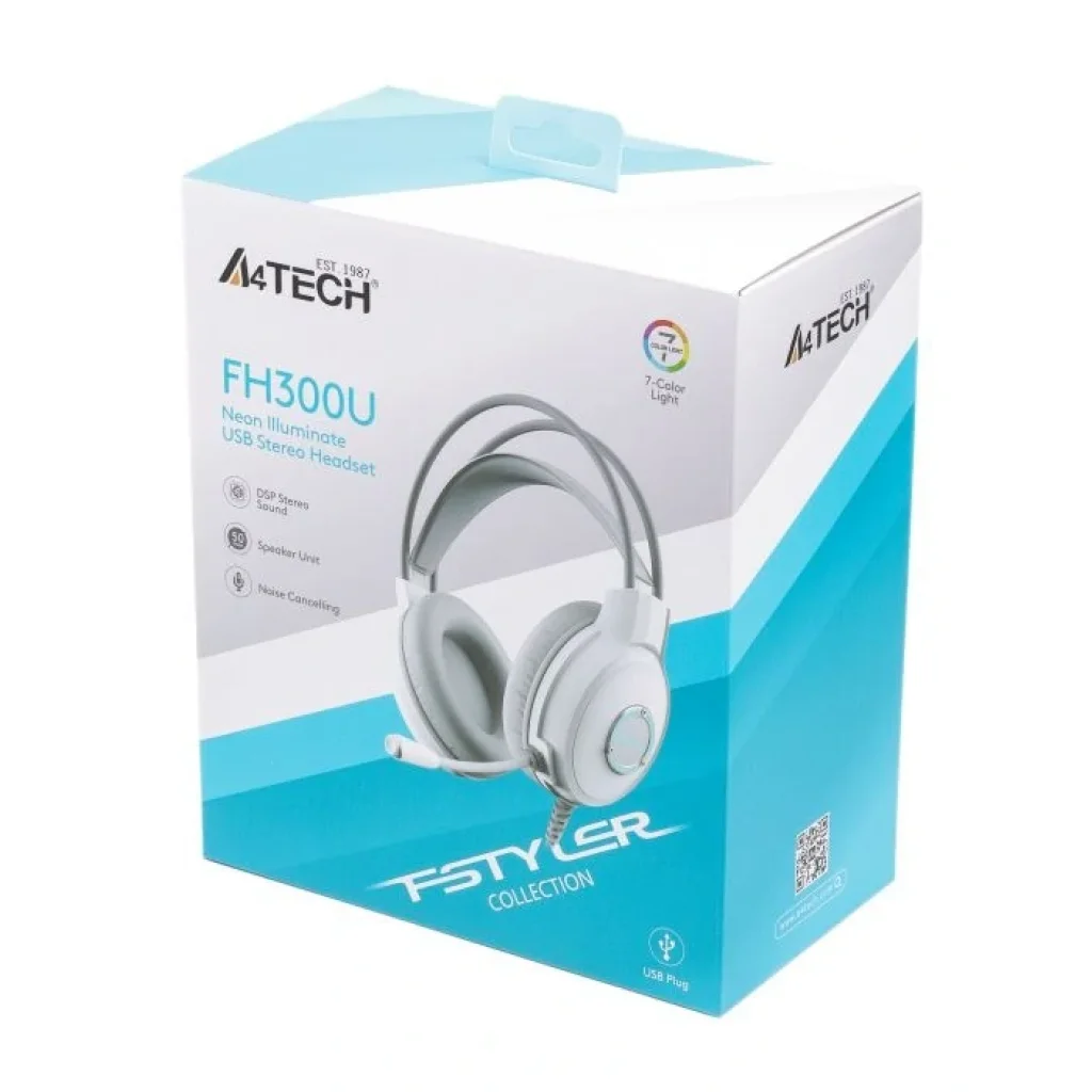 Гарнітура A4Tech FH300U White, FH300U (White) UA