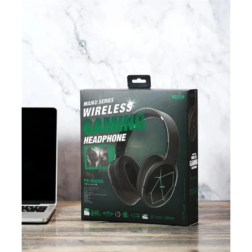 Bluetooth-гарнітура Proda PD-BH200 Maiku Dark Grey (6971278725534) UA