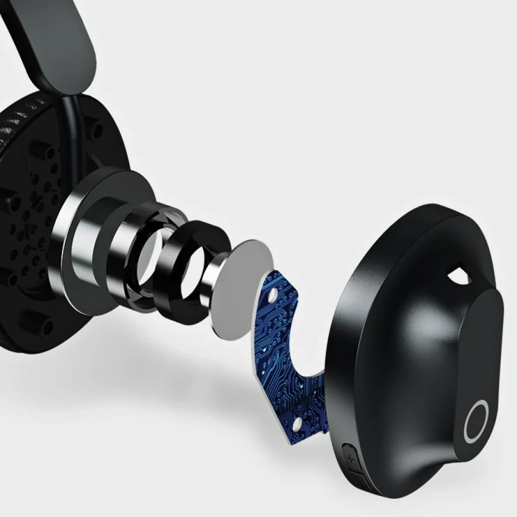 Bluetooth-гарнитура Remax RB-550HB HiFi Black (6954851229988) UA